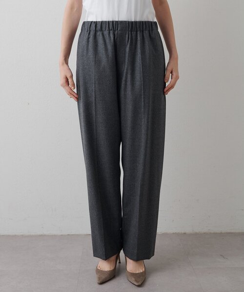 Whim Gazette(ウィムガゼット)の「サキソニーウールパンツ(その他パンツ・レディース・ホワイト系その他/チャコールグレー・FREE)」の16枚目の写真