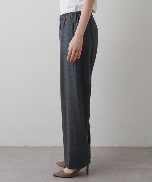 Whim Gazette(ウィムガゼット)の「サキソニーウールパンツ(その他パンツ・レディース・ホワイト系その他/チャコールグレー・FREE)」の5枚目の写真