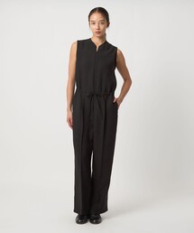 UNITED ARROWS COMFY ギャザー オールインワン 黒 ブラック UNITED ARROWS（ユナイテッドアローズ）の「COMFY ギャザー