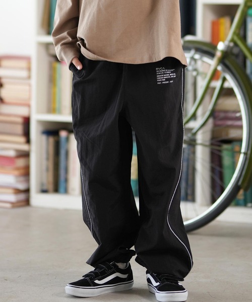 セール】RVCA/ルーカ MIL NYLON PT キッズ ロンパン ロングパンツ