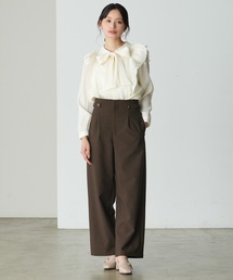 TRUDEA（トルディア）の「サイドタブセミワイドパンツ（その他パンツ）」