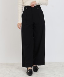 TRUDEA（トルディア）の「サイドタブセミワイドパンツ（その他パンツ）」