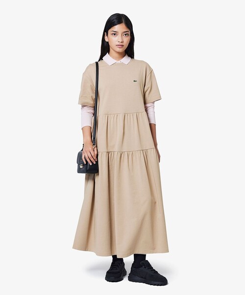 LACOSTE（ラコステ）の「ウィメンズ足底パイルラインソックス（ソックス/靴下・レディース・ブラック/ホワイト×グリーン/グリーン・24.0cm）」の9枚目の写真