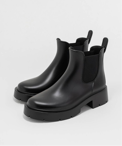 RANDA(ランダ)の「ボリュームソールサイドゴアレインブーツ(レインシューズ・レディース・ブラック/ダークブラウン・S/M)」の13枚目の写真