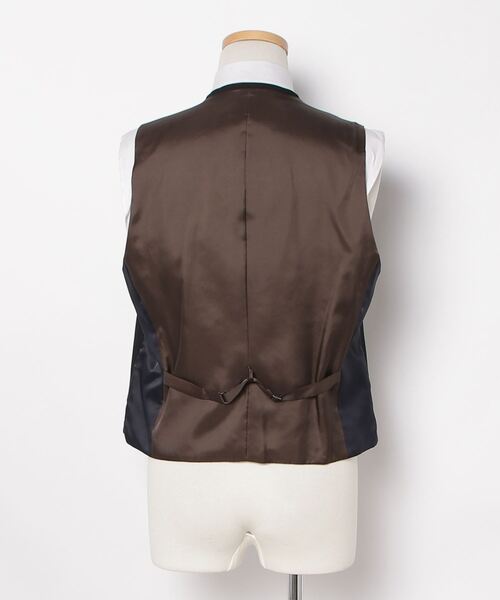 Perfect Suit FActory（パーフェクトスーツファクトリー）の「《WOOLY WASH SUIT》WEB限定スーツ【洗える/ウールライク】スリーピース　千鳥×ウィンドペン　ブラック（スーツセット・メンズ・ブラック・AB6/AB7/Y5/Y6/AB5/A5/A6/A4/A7/AB4/AB8/A8/Y7/Y4）」の19枚目の写真