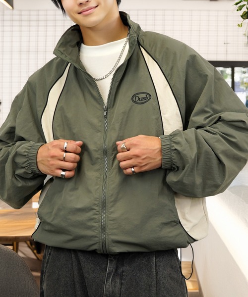 セール】ボリューム袖 タスランナイロン 短丈可 フルジップ トラック