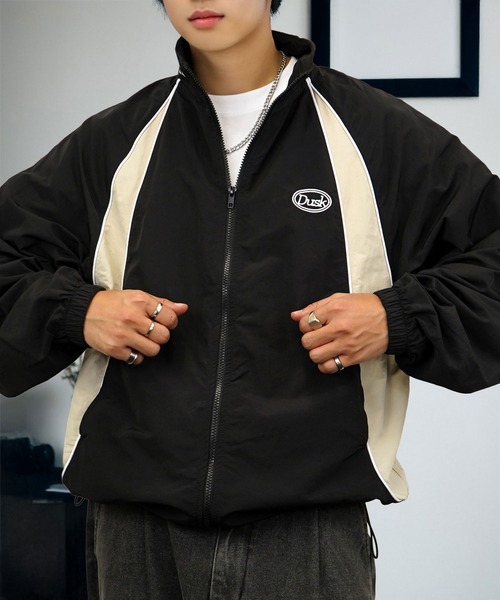 セール】ボリューム袖 タスランナイロン 短丈可 フルジップ トラック