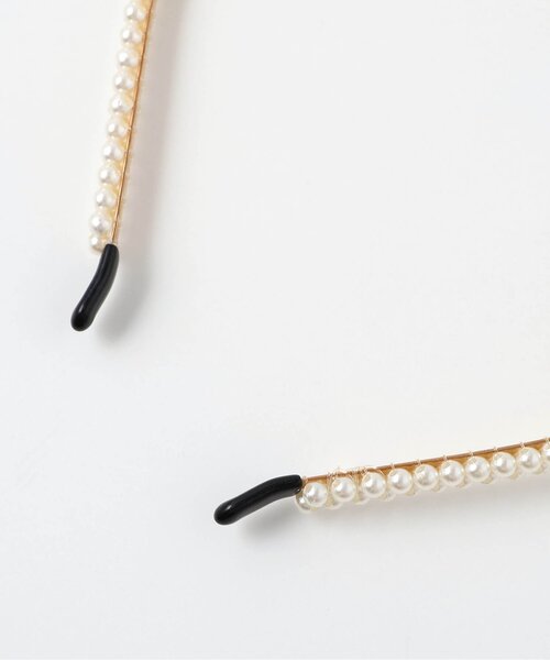 apres les cours（アプレレクール）の「リボンパールカチューシャ（カチューシャ・キッズ・オフホワイト・FREE）」の6枚目の写真