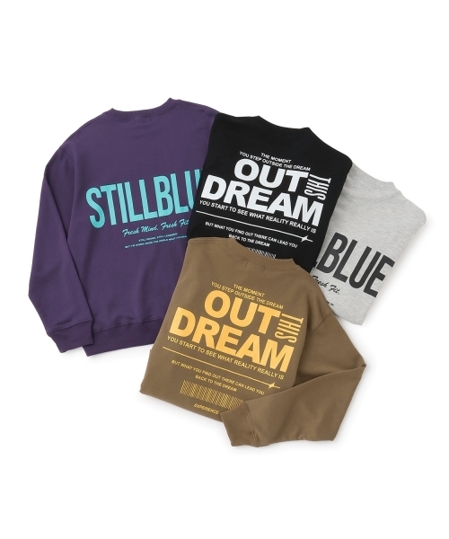 GLAZOS（グラソス）の「【プチプラ】【乾きやすい】アソートバックプリントトレーナー（スウェット・キッズ・ブラック/オートミール/パープル/ブラウン・150cm/160cm/170cm）」の14枚目の写真