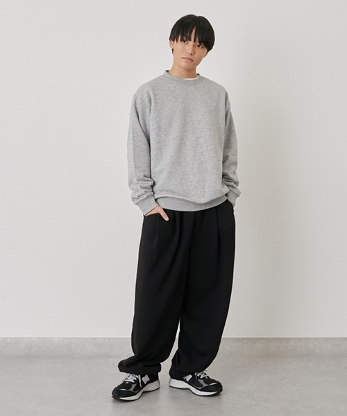 GLAZOS（グラソス）の「【プチプラ】【乾きやすい】アソートバックプリントトレーナー（スウェット・キッズ・ブラック/オートミール/パープル/ブラウン・150cm/160cm/170cm）」の5枚目の写真