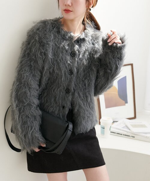 セール】シャギーカーディガン（カーディガン/ボレロ）｜DISCOAT