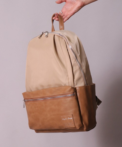 Legato Largo(レガートラルゴ)の「(LF)【Legato Largo】10ポケット/15L コンビネーション リュック(バックパック/リュック・レディース・ブラック/ネイビー/グレー/グレイッシュベージュ・ONE SIZE)」の8枚目の写真
