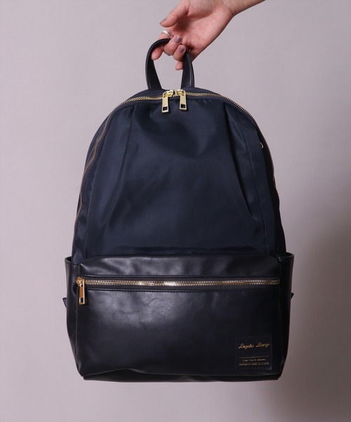 Legato Largo(レガートラルゴ)の「(LF)【Legato Largo】10ポケット/15L コンビネーション リュック(バックパック/リュック・レディース・ブラック/ネイビー/グレー/グレイッシュベージュ・ONE SIZE)」の11枚目の写真