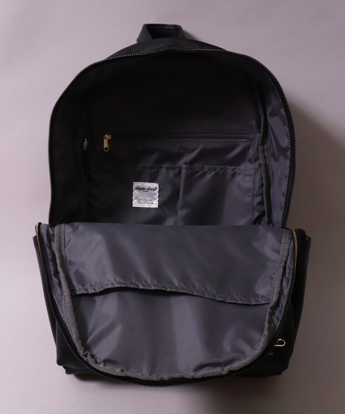 Legato Largo(レガートラルゴ)の「(LF)【Legato Largo】10ポケット/15L コンビネーション リュック(バックパック/リュック・レディース・ブラック/ネイビー/グレー/グレイッシュベージュ・ONE SIZE)」の21枚目の写真