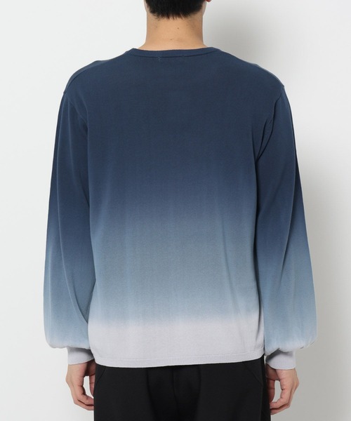 HARE(ハレ)の「グラデーションニットプルオーバー(HARE)(ニット/セーター・メンズ・ブラック系その他/ブルー系その他・FREE)」の11枚目の写真