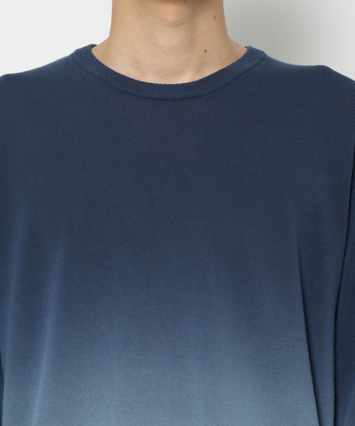 HARE(ハレ)の「グラデーションニットプルオーバー(HARE)(ニット/セーター・メンズ・ブラック系その他/ブルー系その他・FREE)」の12枚目の写真