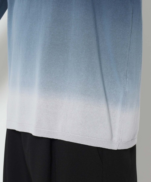 HARE(ハレ)の「グラデーションニットプルオーバー(HARE)(ニット/セーター・メンズ・ブラック系その他/ブルー系その他・FREE)」の14枚目の写真