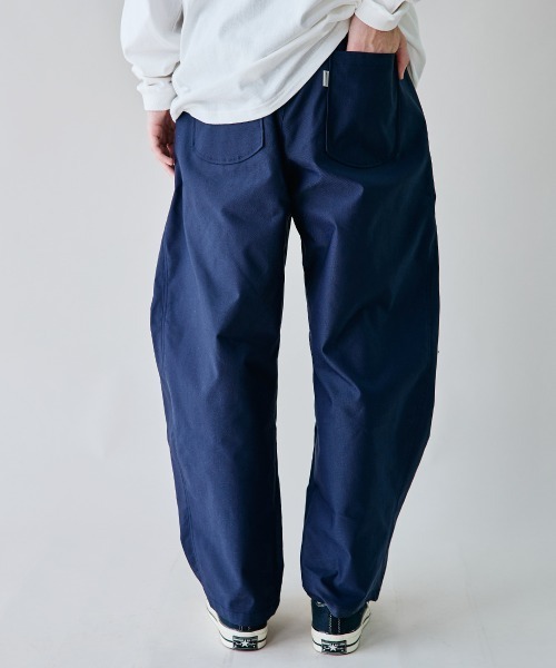 rehacer(レアセル)の「rehacer : SOLOTEX Cocoon Trousers / ソロテックス コクーン トラウザーズ(チノパンツ・メンズ・ベージュ/ブラック/ネイビー・MEDIUM/SMALL/LARGE)」の7枚目の写真
