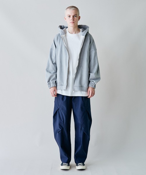 rehacer(レアセル)の「rehacer : SOLOTEX Cocoon Trousers / ソロテックス コクーン トラウザーズ(チノパンツ・メンズ・ベージュ/ブラック/ネイビー・MEDIUM/SMALL/LARGE)」の12枚目の写真