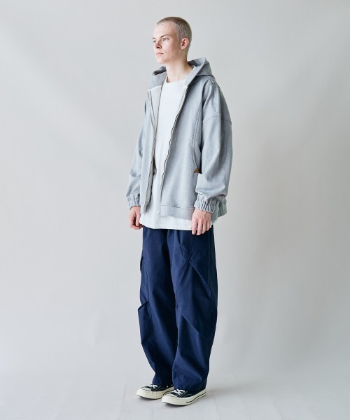 rehacer(レアセル)の「rehacer : SOLOTEX Cocoon Trousers / ソロテックス コクーン トラウザーズ(チノパンツ・メンズ・ベージュ/ブラック/ネイビー・MEDIUM/SMALL/LARGE)」の13枚目の写真