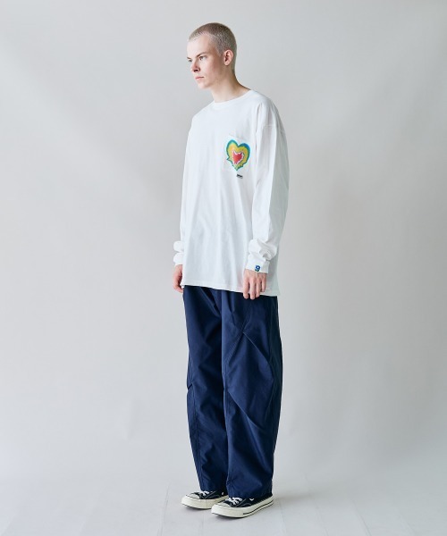 rehacer(レアセル)の「rehacer : SOLOTEX Cocoon Trousers / ソロテックス コクーン トラウザーズ(チノパンツ・メンズ・ベージュ/ブラック/ネイビー・MEDIUM/SMALL/LARGE)」の9枚目の写真