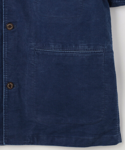 McGREGOR（マックレガー）の「McGREGOR COLLECTION/マックレガー コレクション 別注 モールスキン カバーオール（ブルゾン・メンズ・ブラック/ベージュ/ブルー・MEDIUM/LARGE）」の7枚目の写真