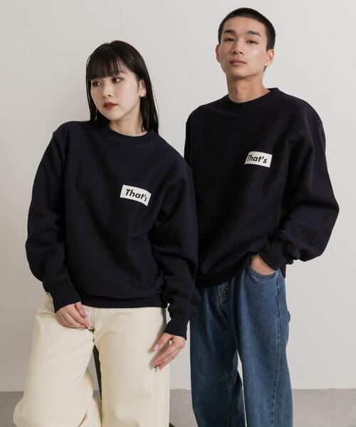 THE GOODLAND MARKET(ザグッドランドマーケット)の「『別注』That’s×THE GOODLAND MARKET The Sweatshirt 12oz(スウェット・メンズ・ネイビー/ベージュ・MEDIUM/LARGE/X-LARGE)」の5枚目の写真