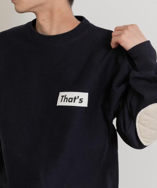 THE GOODLAND MARKET(ザグッドランドマーケット)の「『別注』That’s×THE GOODLAND MARKET The Sweatshirt 12oz(スウェット・メンズ・ネイビー/ベージュ・MEDIUM/LARGE/X-LARGE)」の7枚目の写真