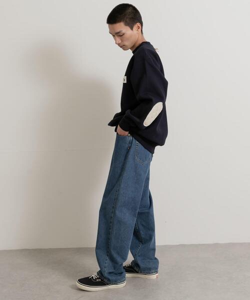 THE GOODLAND MARKET(ザグッドランドマーケット)の「『別注』That’s×THE GOODLAND MARKET The Sweatshirt 12oz(スウェット・メンズ・ネイビー/ベージュ・MEDIUM/LARGE/X-LARGE)」の13枚目の写真