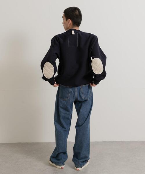 THE GOODLAND MARKET(ザグッドランドマーケット)の「『別注』That’s×THE GOODLAND MARKET The Sweatshirt 12oz(スウェット・メンズ・ネイビー/ベージュ・MEDIUM/LARGE/X-LARGE)」の14枚目の写真