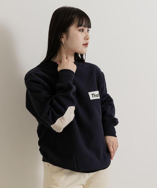 THE GOODLAND MARKET(ザグッドランドマーケット)の「『別注』That’s×THE GOODLAND MARKET The Sweatshirt 12oz(スウェット・メンズ・ネイビー/ベージュ・MEDIUM/LARGE/X-LARGE)」の18枚目の写真