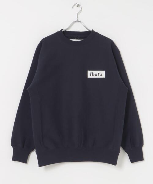 THE GOODLAND MARKET(ザグッドランドマーケット)の「『別注』That’s×THE GOODLAND MARKET The Sweatshirt 12oz(スウェット・メンズ・ネイビー/ベージュ・MEDIUM/LARGE/X-LARGE)」の20枚目の写真