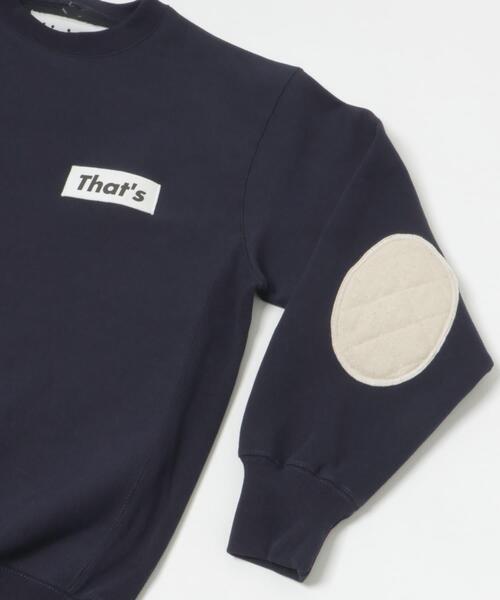 THE GOODLAND MARKET(ザグッドランドマーケット)の「『別注』That’s×THE GOODLAND MARKET The Sweatshirt 12oz(スウェット・メンズ・ネイビー/ベージュ・MEDIUM/LARGE/X-LARGE)」の21枚目の写真