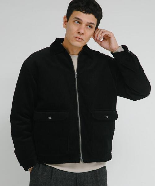 URBAN RESEARCH Sonny Label（アーバンリサーチサニーレーベル）の「パデッドショートジップブルゾン（ブルゾン・メンズ・ブラウン/グレー系その他/ブラック/チャコールグレー・LARGE/MEDIUM）」の5枚目の写真