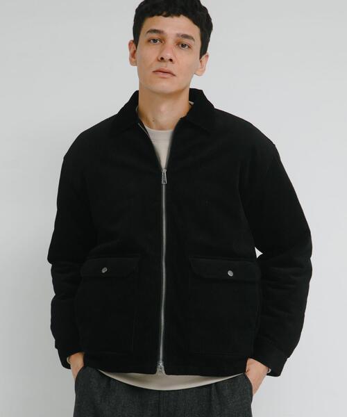 URBAN RESEARCH Sonny Label（アーバンリサーチサニーレーベル）の「パデッドショートジップブルゾン（ブルゾン・メンズ・ブラウン/グレー系その他/ブラック/チャコールグレー・LARGE/MEDIUM）」の6枚目の写真