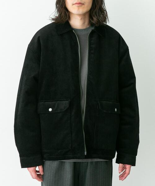 URBAN RESEARCH Sonny Label（アーバンリサーチサニーレーベル）の「パデッドショートジップブルゾン（ブルゾン・メンズ・ブラウン/グレー系その他/ブラック/チャコールグレー・LARGE/MEDIUM）」の12枚目の写真