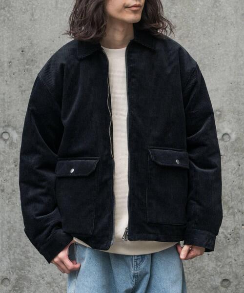 URBAN RESEARCH Sonny Label（アーバンリサーチサニーレーベル）の「パデッドショートジップブルゾン（ブルゾン・メンズ・ブラウン/グレー系その他/ブラック/チャコールグレー・LARGE/MEDIUM）」の14枚目の写真