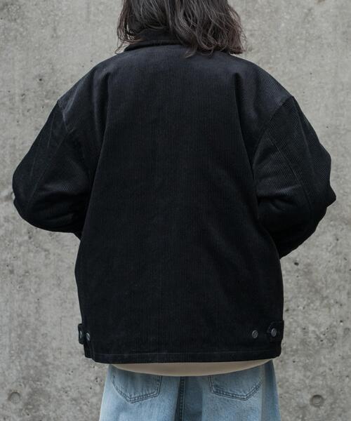 URBAN RESEARCH Sonny Label（アーバンリサーチサニーレーベル）の「パデッドショートジップブルゾン（ブルゾン・メンズ・ブラウン/グレー系その他/ブラック/チャコールグレー・LARGE/MEDIUM）」の15枚目の写真