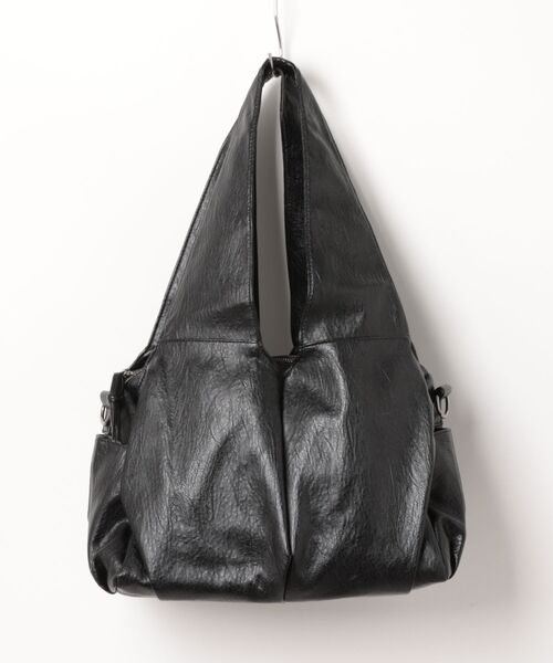 florist（フローリスト）の「2WAY タックポケットトートバッグ/レザータッチビジネスバッグ/ショルダーバッグ（ビジネスバッグ・レディース・ブラウン/ブラック・FREE）」の14枚目の写真