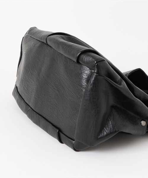 florist（フローリスト）の「2WAY タックポケットトートバッグ/レザータッチビジネスバッグ/ショルダーバッグ（ビジネスバッグ・レディース・ブラウン/ブラック・FREE）」の15枚目の写真