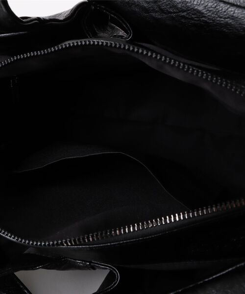 florist（フローリスト）の「2WAY タックポケットトートバッグ/レザータッチビジネスバッグ/ショルダーバッグ（ビジネスバッグ・レディース・ブラウン/ブラック・FREE）」の16枚目の写真