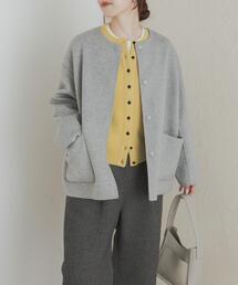 URBAN RESEARCH DOORS | ウールリバーノーカーラミドルコート(その他アウター)