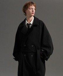 cussil（クシル）の「【cussil/クシル】オーバーサイズダブルブレストワイドアームロングコート（チェスターコート・メンズ）」