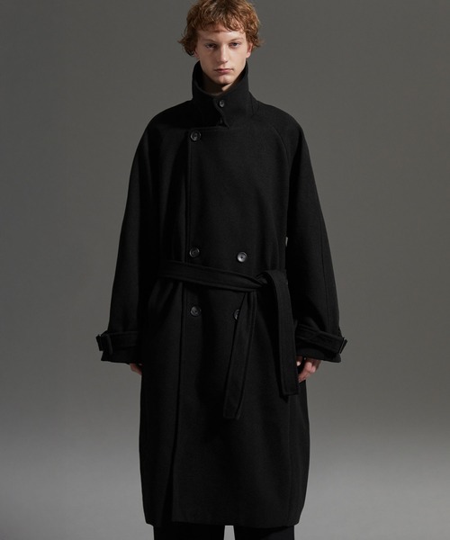 cussil/クシル】オーバーサイズダブルブレストワイドアームロング