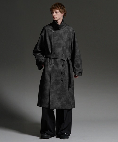 cussil/クシル】オーバーサイズダブルブレストワイドアームロング