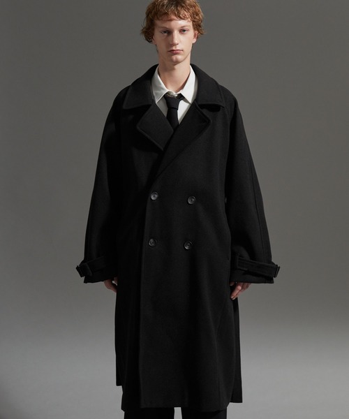 cussil/クシル】オーバーサイズダブルブレストワイドアームロング