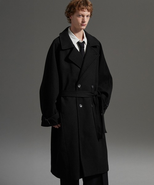 cussil/クシル】オーバーサイズダブルブレストワイドアームロング