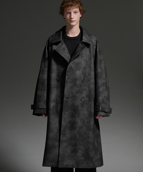 cussil/クシル】オーバーサイズダブルブレストワイドアームロング