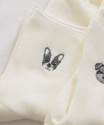 casita(RETRO GIRL)（カシータ）の「アニマル刺繍ソックス（ソックス/靴下）」