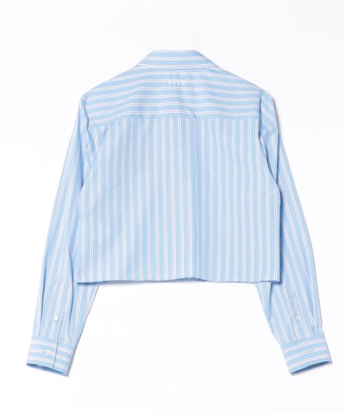 MSGM(エムエスジーエム)の「「BUNNY」モチーフ ストライプポプリンシャツ(シャツ/ブラウス・レディース・ブルー・38)」の6枚目の写真